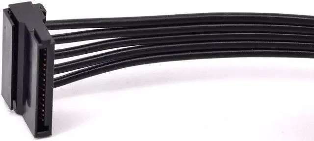 Alt view image 2 of 4 - PCI express 6Pin to 3 SATA 15Pin Power Supply Cable Port Multiplier for CORSAIR RM1000 RM850 RM750 RM650 RM550 RM450 Modular PSU