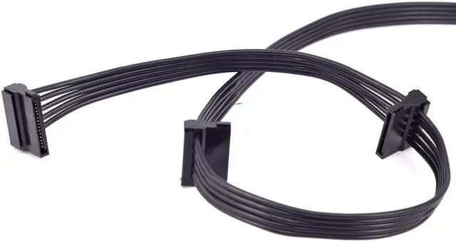 Alt view image 4 of 4 - PCI express 6Pin to 3 SATA 15Pin Power Supply Cable Port Multiplier for CORSAIR RM1000 RM850 RM750 RM650 RM550 RM450 Modular PSU