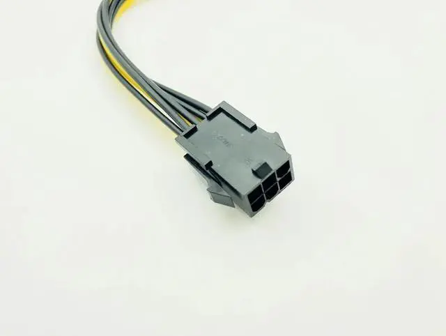 Alt view image 5 of 6 - Amify 5pcs 6 Pin Feamle to 8 Pin Male PCI Express Power Converter Cable CPU Video Graphics Card 6Pin to 8Pin PCIE Power Cable for BTC