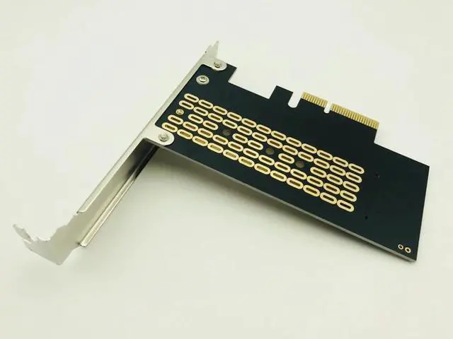 Alt view image 4 of 6 - Amify PCI E PCI Express 3.0 X4 to M.2 NVMe M KEY NGFF SSD PCIE M2 Riser Card Adapter Support 2230 2242 2260 2280 Size