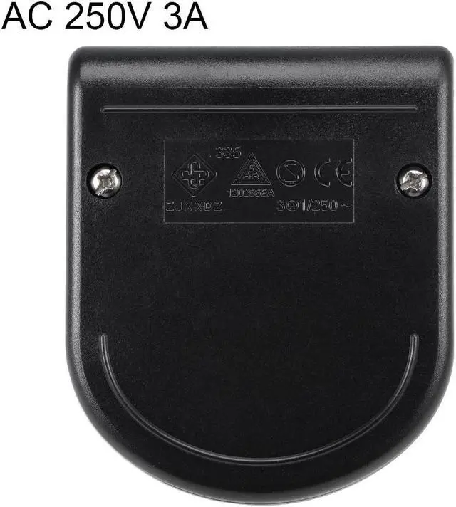 Alt view image 4 of 4 - Inline Foot Pedal Push Lamp Switch, Step-on-button Lighting Foot Control ON/Off Footswitch Black 2 Pcs