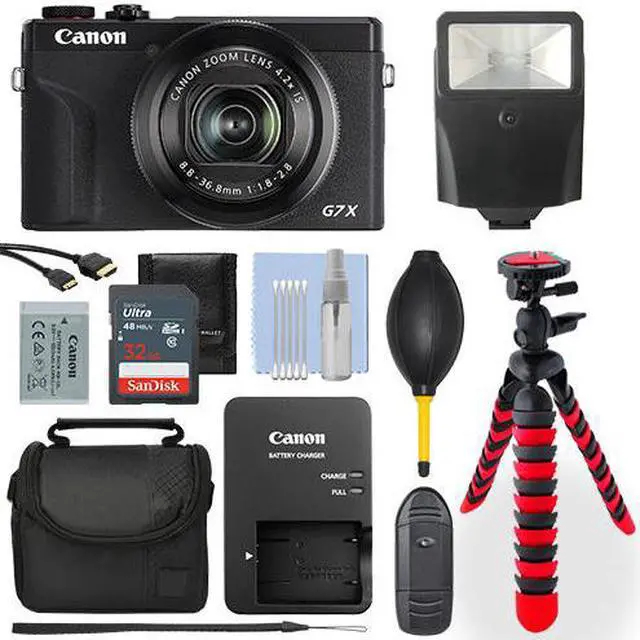 Main image of Canon PowerShot G7X Mark III Digital Camera Black+ 32GB Deluxe Accessory Package