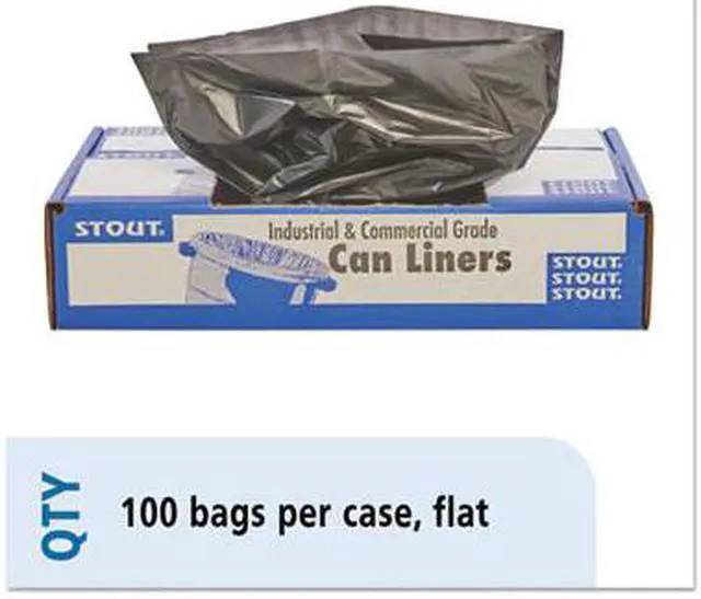 Alt view image 2 of 3 - Stout T3340B13 Stout Total Recycled Content Trash Bags STOT3340B13 STO T3340B13
