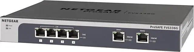 Alt view image 12 of 12 - NETGEAR ProSafe Dual WAN VPN Firewall with SSL and IPSec VPN (FVS336G)