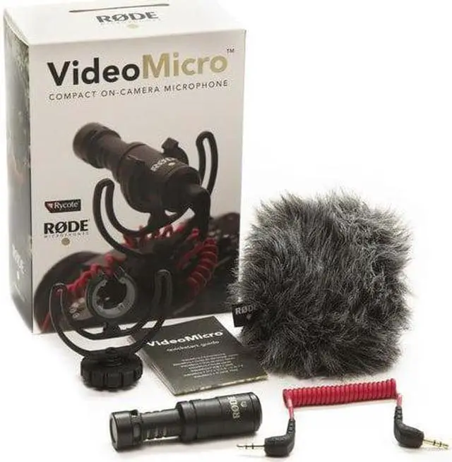Alt view image 17 of 20 - Rode VideoMicro Electret Condenser Microphone