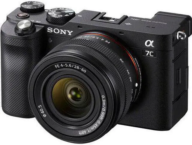 Alt view image 18 of 20 - Sony Alpha 7C Mirrorless Digital Camera with FE 28-60mm f/4-5.6 Lens, Black