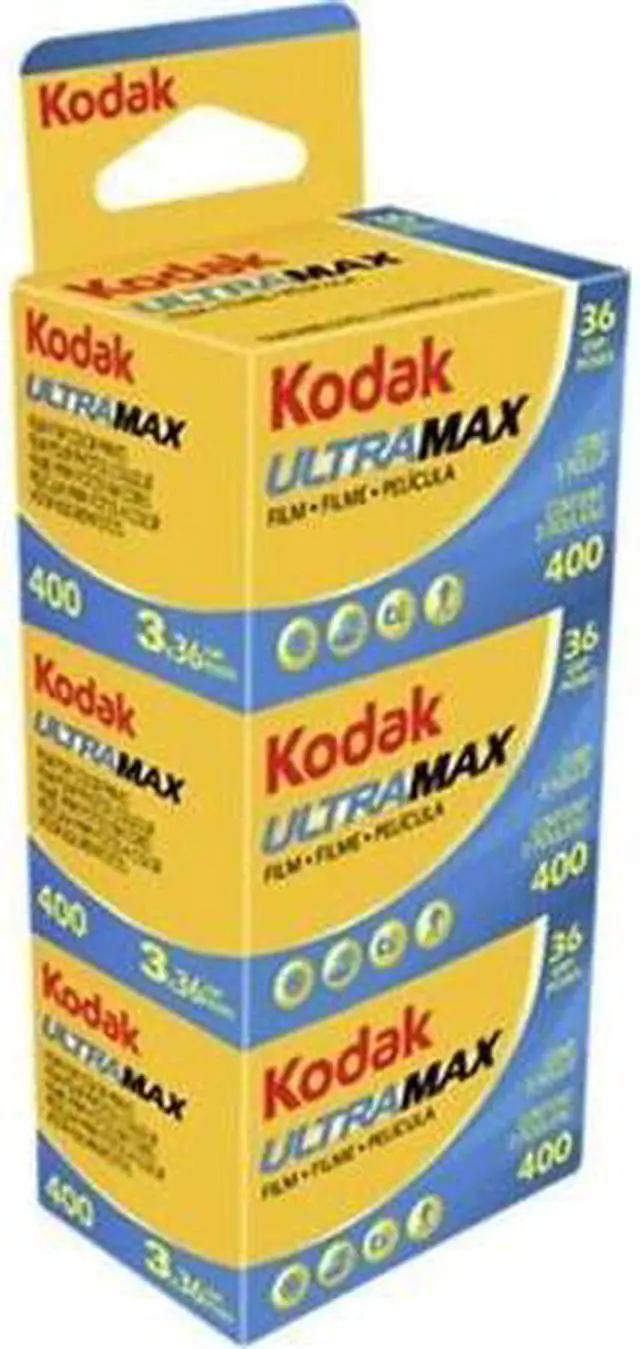 Alt view image 3 of 10 - KODAK Kodacolor Ultra Max 400 GC Color Negative Film, 35mm Size, 36 Exp, 3-Pack
