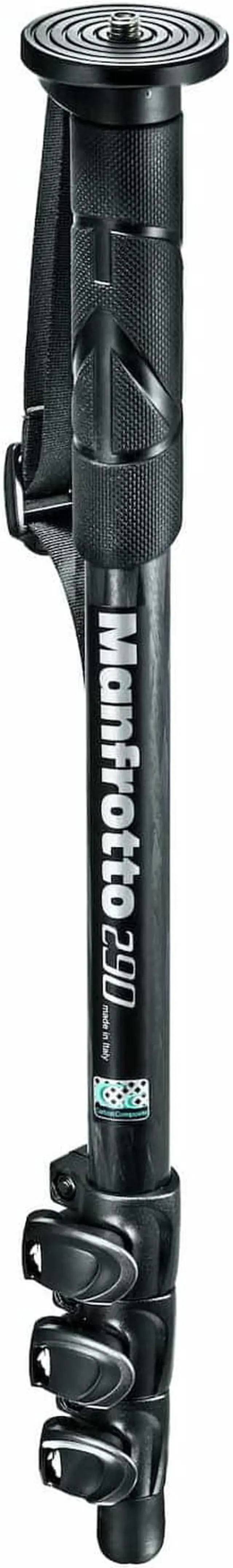 Alt view image 11 of 14 - Manfrotto MM290C4US 290 Carbon Fiber Monopod