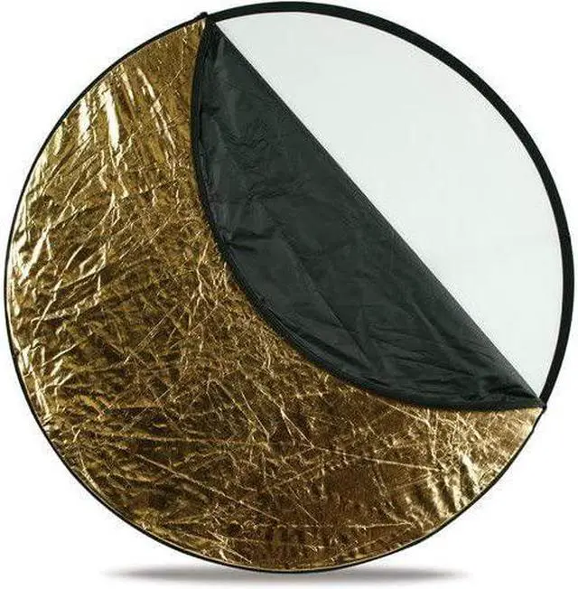Alt view image 17 of 19 - Westcott Collapsible 5-in-1 Reflector with Gold Surface (20")