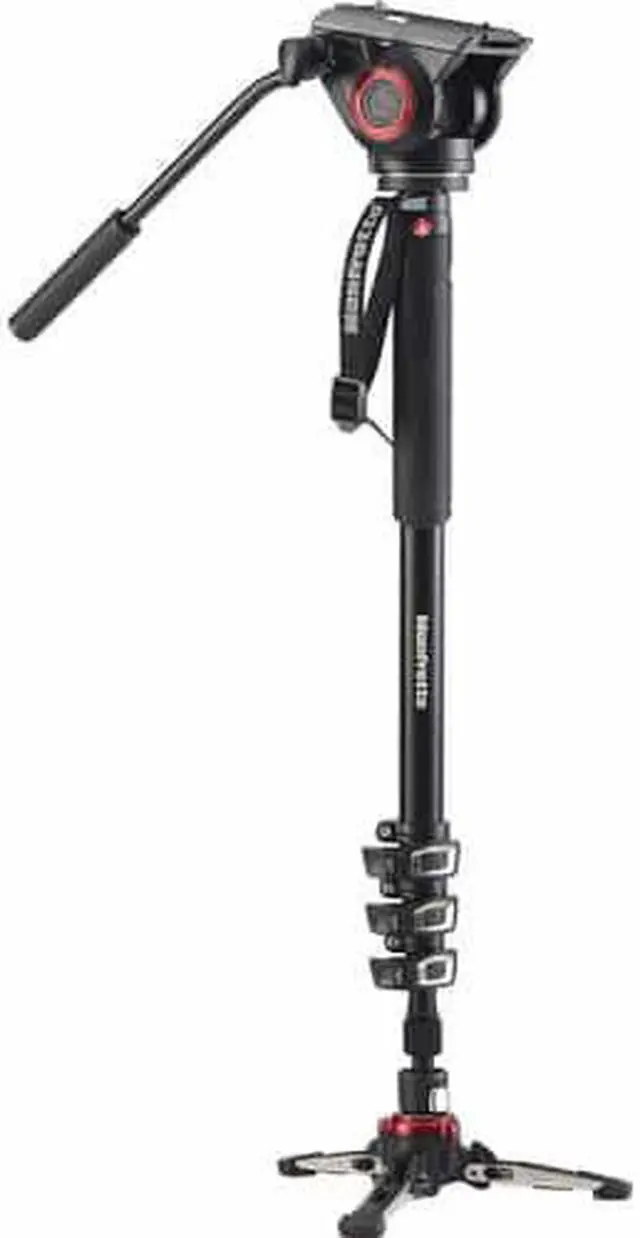 Alt view image 20 of 20 - Manfrotto Xpro Aluminum Video Monopod 4 Section