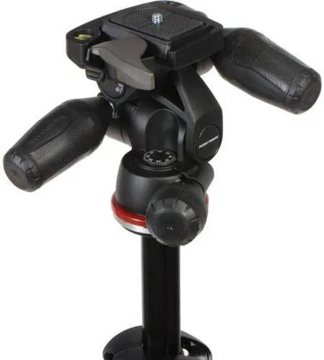 Alt view image 18 of 20 - Manfrotto MK290DUA3-3WUS 290 Dual Aluminum Tripod Kit w/3 Way Pan & Tilt Head