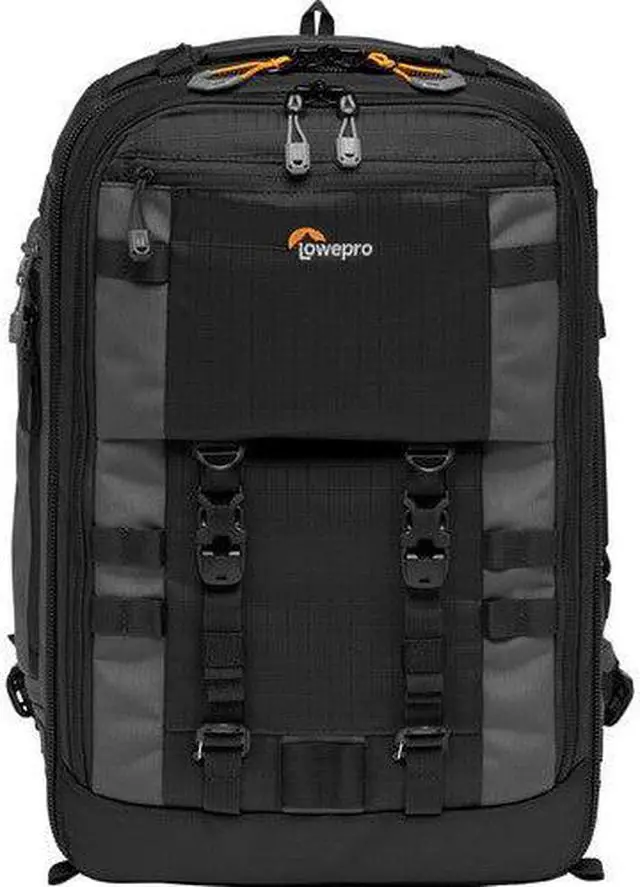 Alt view image 8 of 20 - Lowepro Pro Trekker BP 350 AW II Backpack for Pro CSC/STD DSLR, Black/Dark Gray