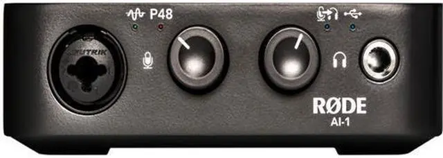 Main image of Rode Microphones AI-1 Studio-Quality USB Audio Interface
