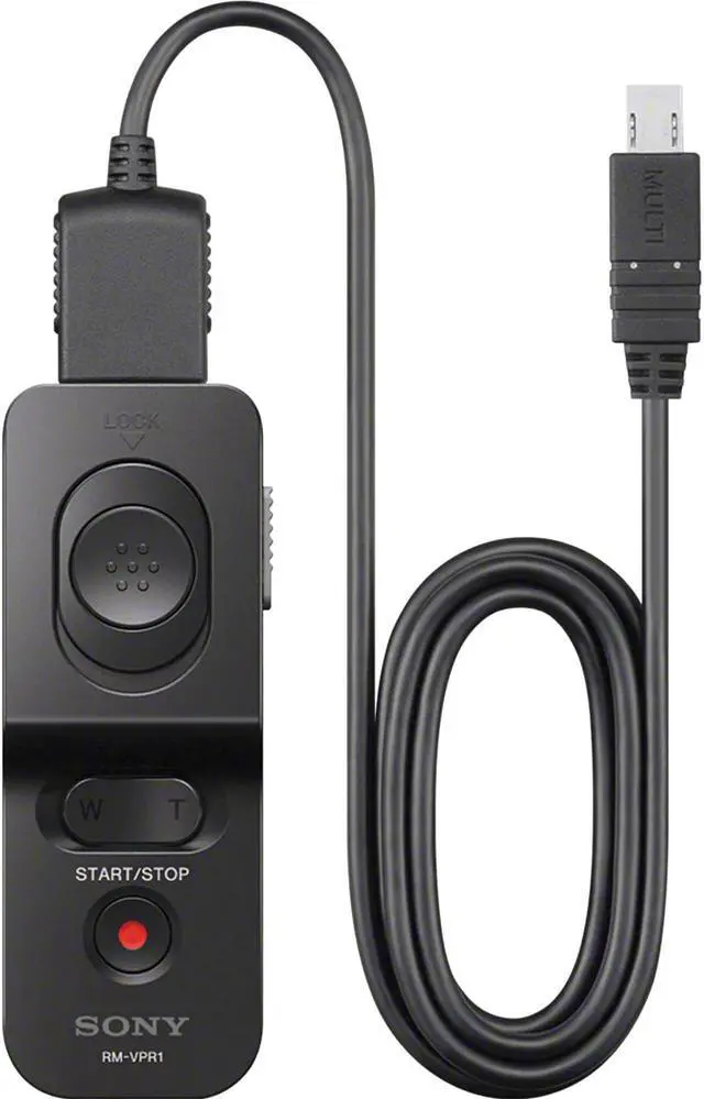 Alt view image 6 of 20 - Sony RM-VPR1 Remote Control with Multi-terminal Cable for Select Sony Cameras