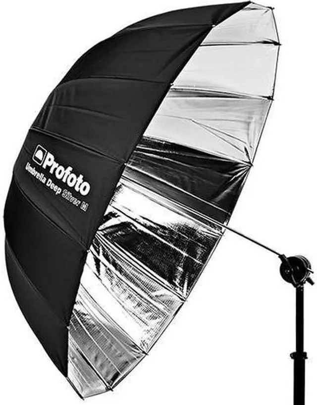Alt view image 4 of 4 - Profoto Deep and Parabolic 41" Umbrella, Medium, Silver