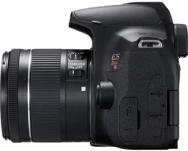 Alt view image 8 of 20 - Canon EOS Rebel T8i DSLR Camera with 18-55mm Lens