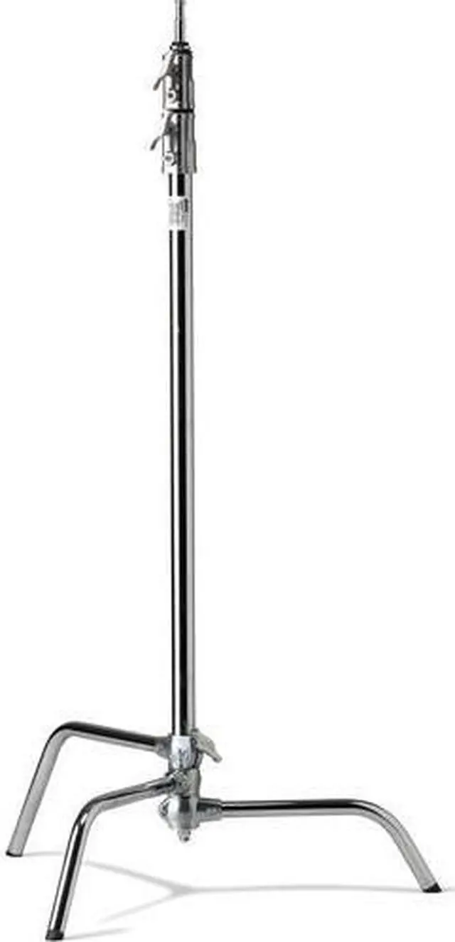Alt view image 3 of 4 - Kupo 40" Master Raiser C-Stand with Sliding Leg, 12" Maximum Extension, 22lbs Load Capacity, Silver