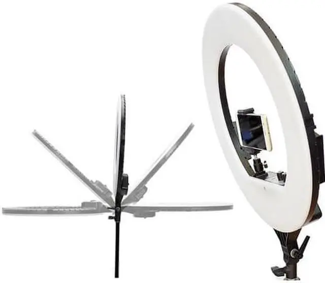 Alt view image 6 of 20 - Vidpro RL-18 LED 18 Inch Ring Light Kit with Stand and Case