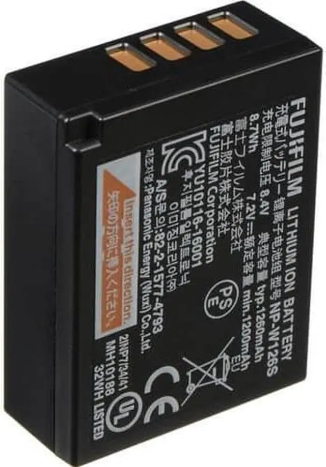 Alt view image 11 of 16 - Fujifilm NP-W126S Rechargeable Battery 16528470
