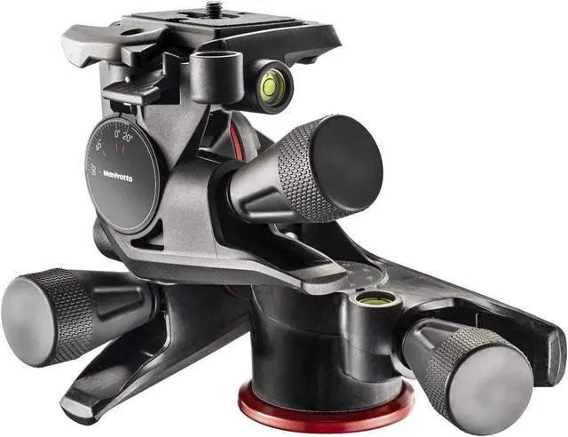 Alt view image 19 of 20 - Manfrotto XPRO Geared Three-Way Pan/Tilt Quick Release Tripod Head