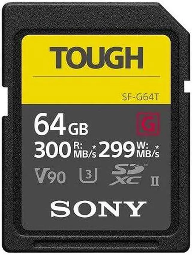 Alt view image 6 of 20 - Sony 64GB UHS-II TOUGH SD CARD R300 W299