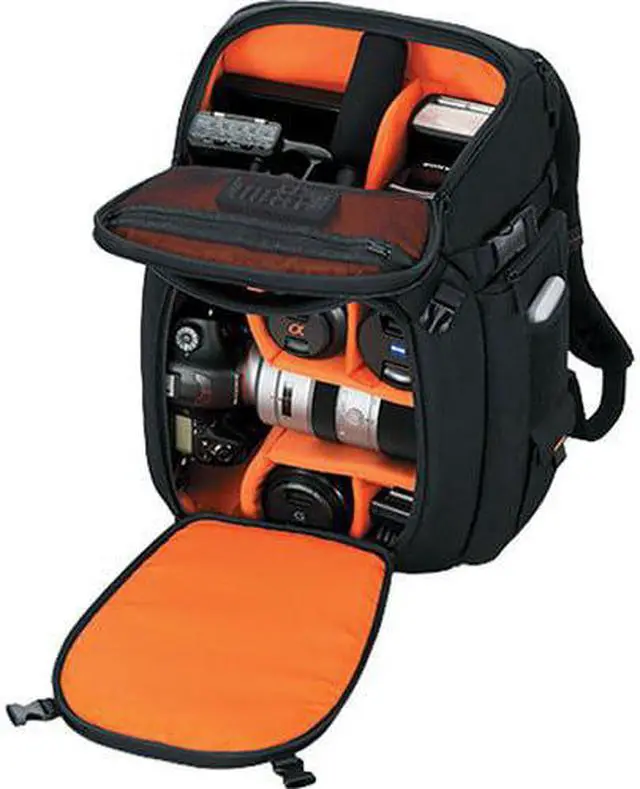 Alt view image 7 of 20 - Sony LCS-BP3 Backpack Carrying Case for Nex and DSLRs Cameras