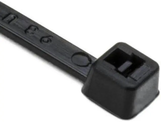 Main image of HellermannTyton - Cable Tie,8" x 3/32", Black, 18 lb./ 100 pk