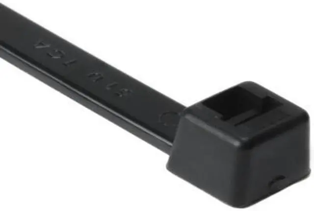 Main image of HellermannTyton T120R0HSK2 High-Temp Cable Tie, 15.2" Long, UL Rated, 120lb Tensile Strength, PA66HS, Black, 50/pkg