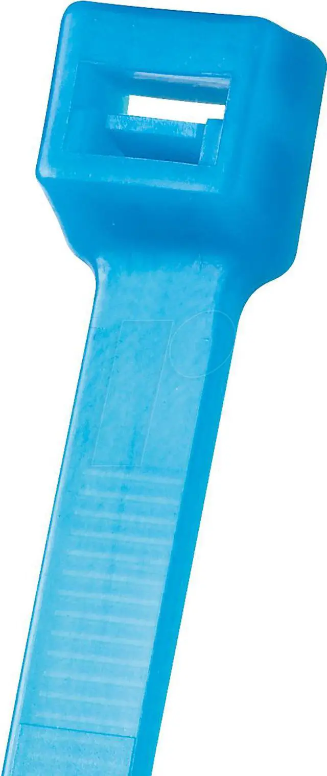 Alt view image 2 of 3 - Panduit Cable Tie,14.6 in,Aqua,PK50  PLT4H-L76
