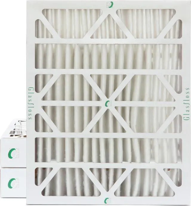 Main image of Glasfloss ZL 20x24x4 MERV 10 Pleated 4 Inch Air Filters. Box of 3. Actual Size: 19-3/8 x 23-3/8 x 3-3/4