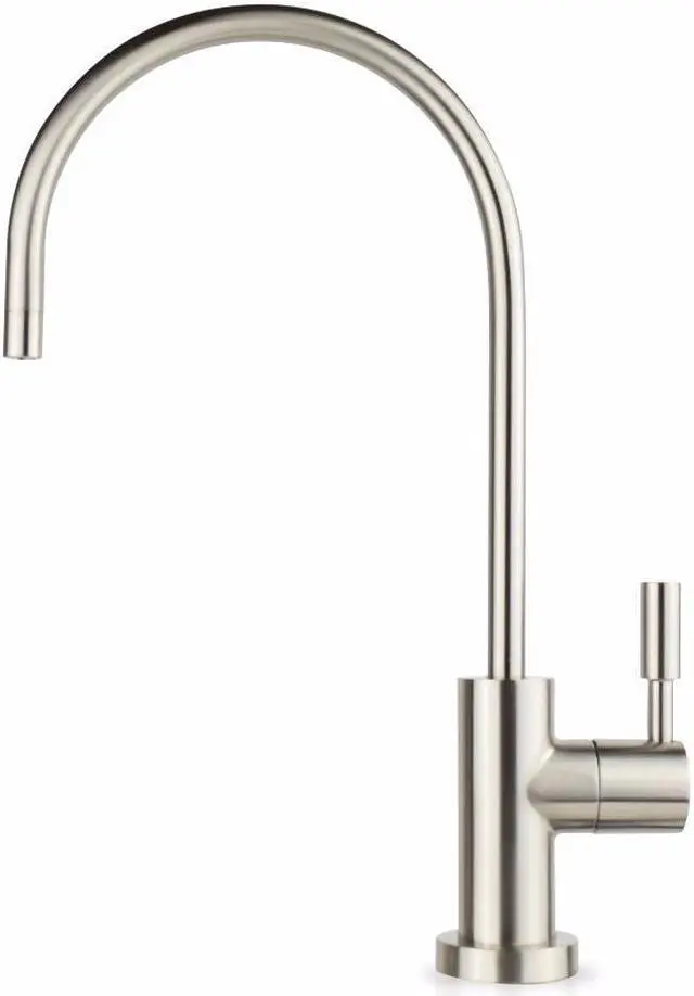 Alt view image 5 of 5 - Hydronix LF-EC25-BN Modern Ceramic RO Reverse Osmosis or Filtered Water Faucet,  Brushed Nickel