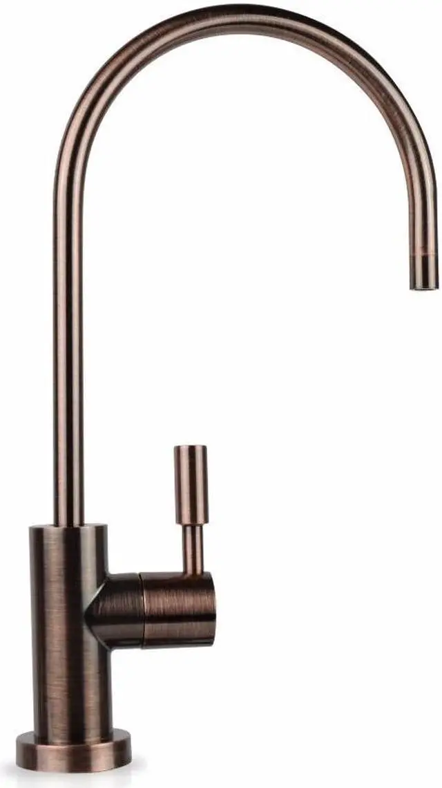 Alt view image 5 of 6 - Hydronix LF-EC25-AW Modern Ceramic RO Reverse Osmosis or Filtered Water Faucet,  Antique Wine