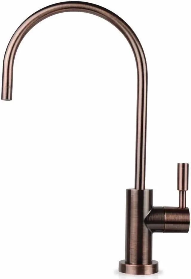 Alt view image 6 of 6 - Hydronix LF-EC25-AW Modern Ceramic RO Reverse Osmosis or Filtered Water Faucet,  Antique Wine