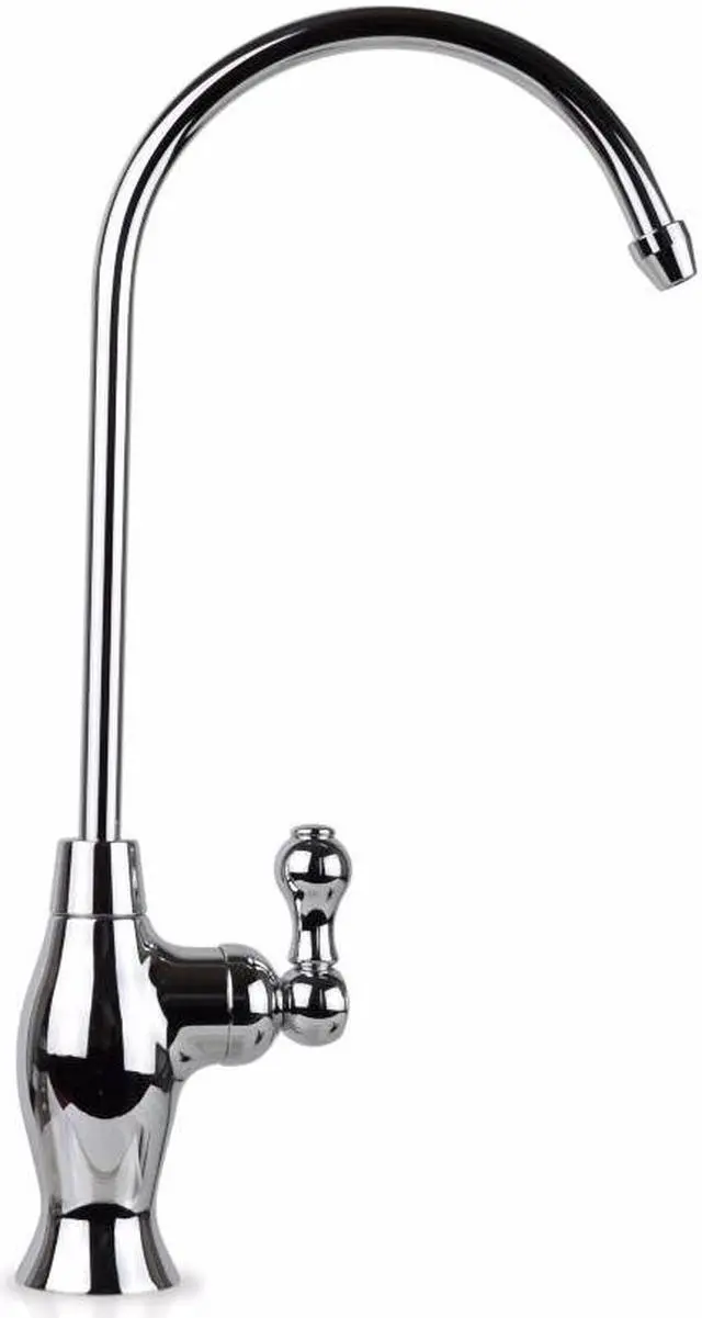 Alt view image 6 of 7 - Hydronix LF-EC32-CP Modern Ceramic RO Reverse Osmosis or Filtered Water Faucet,  Chrome