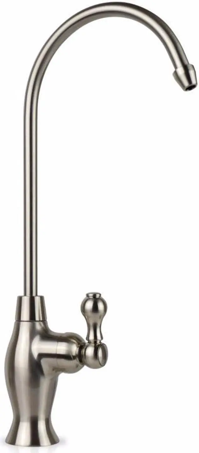 Alt view image 3 of 5 - Hydronix LF-EC32-BN Modern Ceramic RO Reverse Osmosis or Filtered Water Faucet, Brushed Nickel