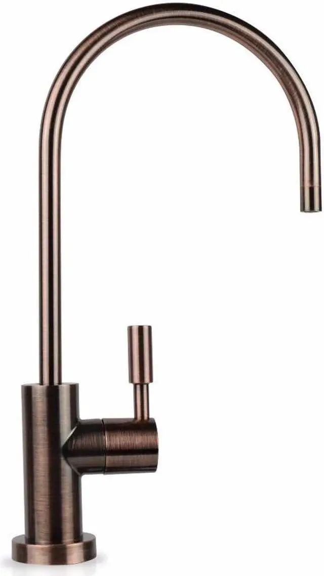 Alt view image 3 of 6 - Hydronix LF-EC25-AW Modern Ceramic RO Reverse Osmosis or Filtered Water Faucet,  Antique Wine