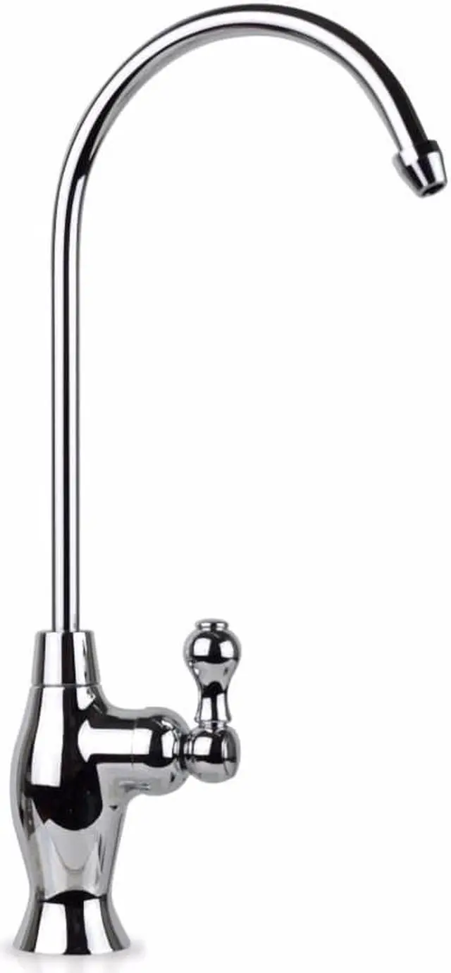 Alt view image 4 of 7 - Hydronix LF-EC32-CP Modern Ceramic RO Reverse Osmosis or Filtered Water Faucet,  Chrome