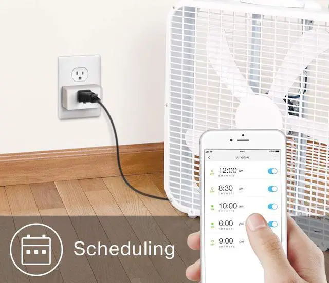 Alt view image 4 of 6 - Kasa Smart WiFi Plug Lite by TP-Link (2-Pack) -12 Amp & Reliable Wifi Connection, Compact Design, No Hub Required, Works With Alexa Echo & Google Assistant (HS103P2), White