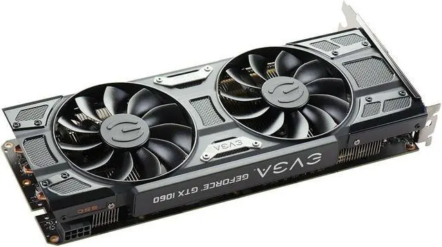 Alt view image 6 of 7 - EVGA GeForce GTX 1060 SC GAMING, ACX 2.0 (Single Fan), 6GB GDDR5, DX12 OS... New