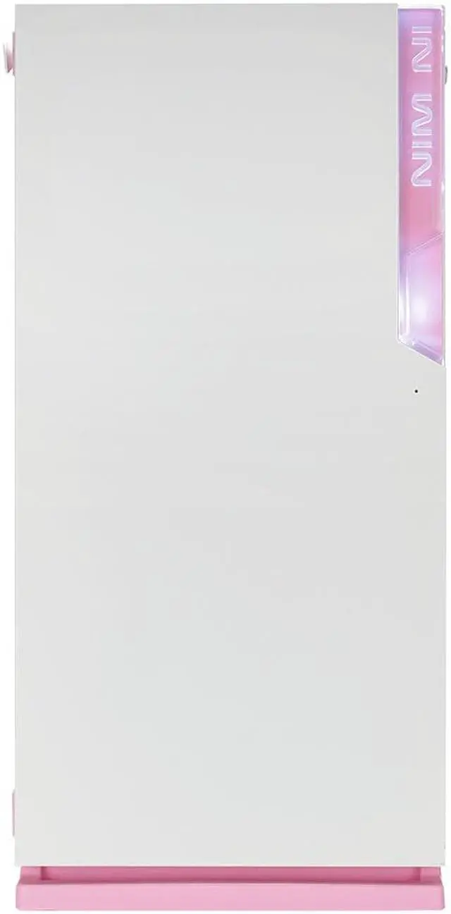 Main image of IN WIN 101 Pink SECC, ABS, PC, Tempered Glass ATX Mid Tower Computer Case Power Supply Compatibility PSII: ATX12V - Length up to 200mm Power Supply
