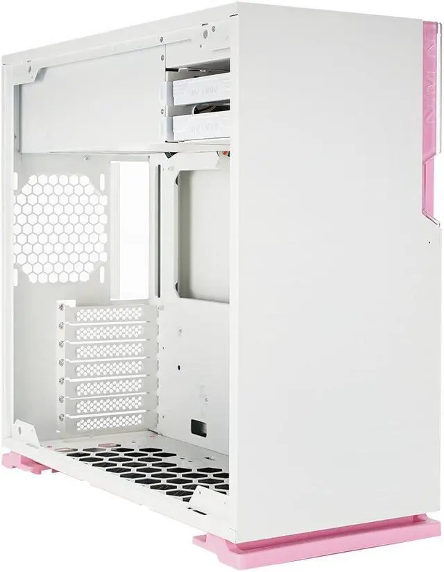 Alt view image 5 of 8 - IN WIN 101 Pink SECC, ABS, PC, Tempered Glass ATX Mid Tower Computer Case Power Supply Compatibility PSII: ATX12V - Length up to 200mm Power Supply
