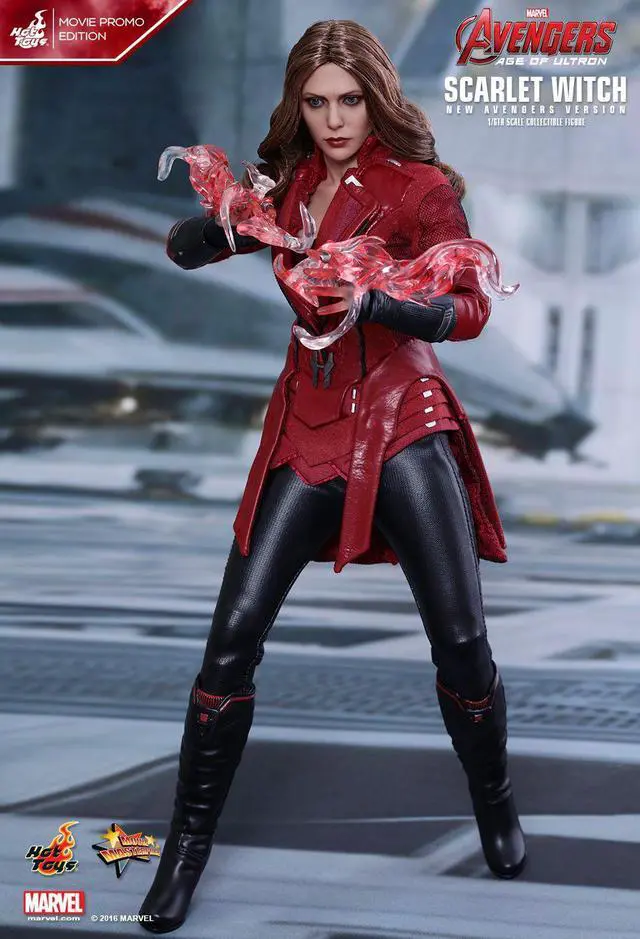 Alt view image 4 of 14 - HOT TOYS 1/6 MARVEL AVENGERS MMS357 SCARLET WITCH MOVIE PROMO EDITION FIGURE