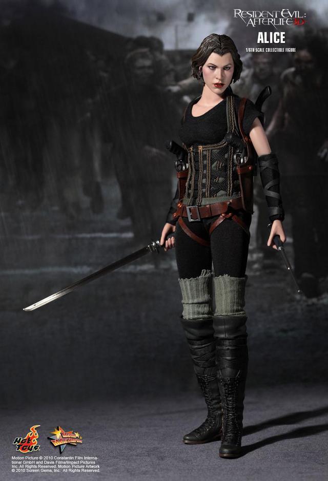 Alt view image 4 of 11 - HOT TOYS 1/6 RESIDENT EVIL AFTERLIFE BIOHAZARD MMS139 ALICE ACTION FIGURE