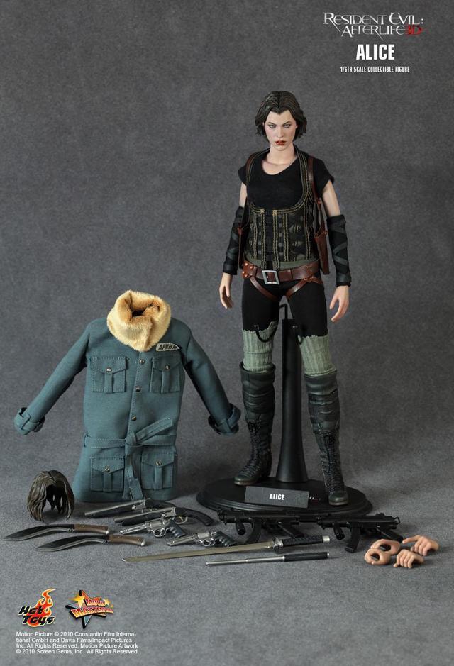 Alt view image 2 of 11 - HOT TOYS 1/6 RESIDENT EVIL AFTERLIFE BIOHAZARD MMS139 ALICE ACTION FIGURE