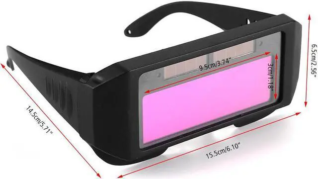 Alt view image 3 of 6 - For Welding Welder Glasses Mask Solar Auto Darkening Welding Helmet Eyes Goggle