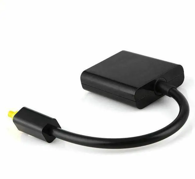 Alt view image 4 of 7 - Dual Port Toslink Digital Optical Adapter Splitter Fiber Audio Cable 1 In 2 Out