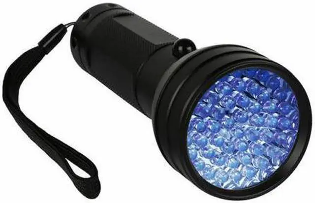 Alt view image 5 of 6 - Blacklight Detection 51 LED UV Ultra Violet Mini Flashlight AA Torch Light Lamp