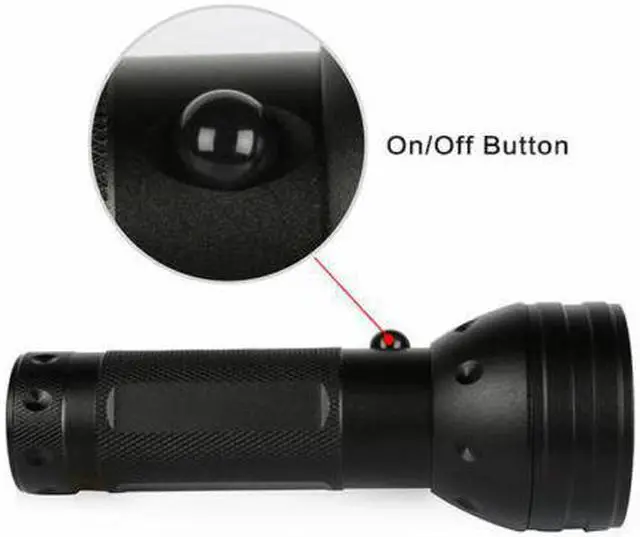 Alt view image 6 of 6 - Blacklight Detection 51 LED UV Ultra Violet Mini Flashlight AA Torch Light Lamp