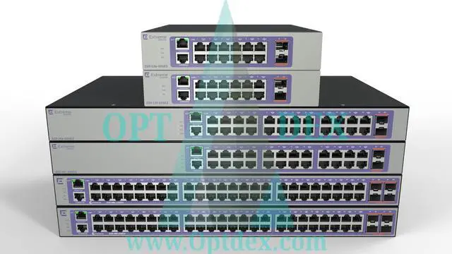 Alt view image 7 of 9 - Extreme Networks - 16560 - Extreme Networks 220-12t-10GE2 Layer 3 Switch - 12 x Gigabit Ethernet Network, 2 x 10 Gigabit