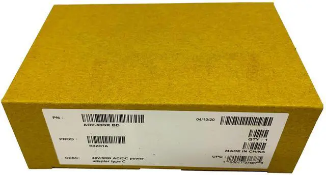 Alt view image 3 of 3 - HPE 12V/36W AC/DC Power Adapter Type C R3K01A